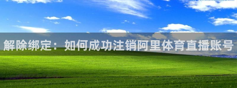 解除绑定：如何成功注销阿里体育直播账号