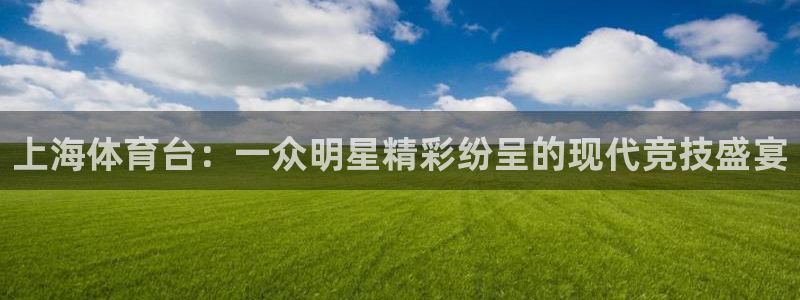 上海体育台：一众明星精彩纷呈的现代竞技盛宴